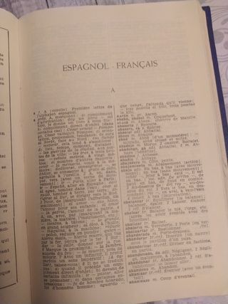 Diccionario de francés-español.