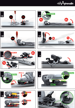Fijación esquí de travesia-montaña