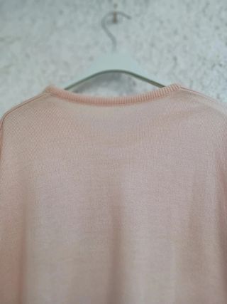 Jersey Rosa punto y manga corta T44