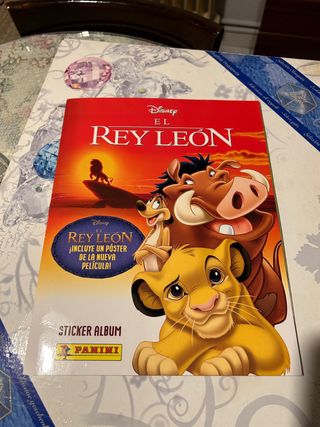 Album de cromos el rey leon