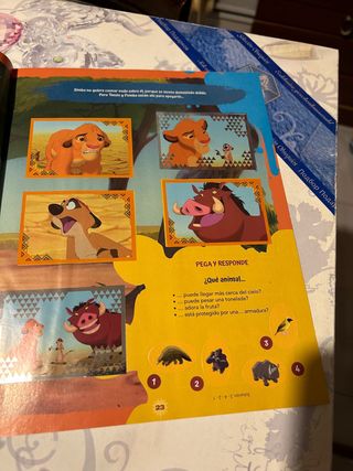 Album de cromos el rey leon