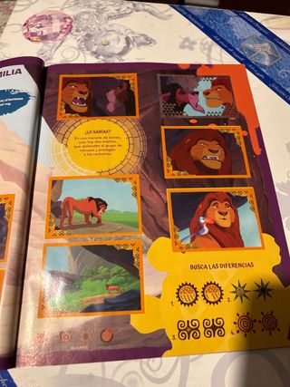 Album de cromos el rey leon