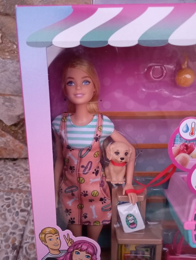 Barbie tienda de mascotas