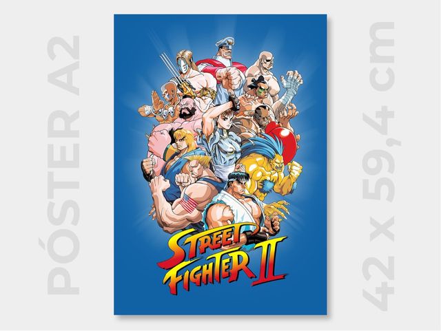 Póster A2 Street Fighter 2