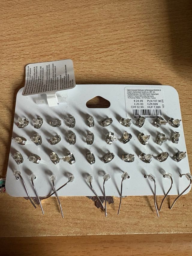 20 paia di orecchini