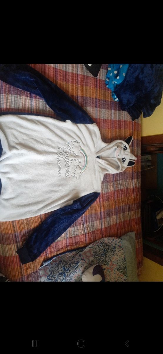 Pigiama pesante donna unicorno