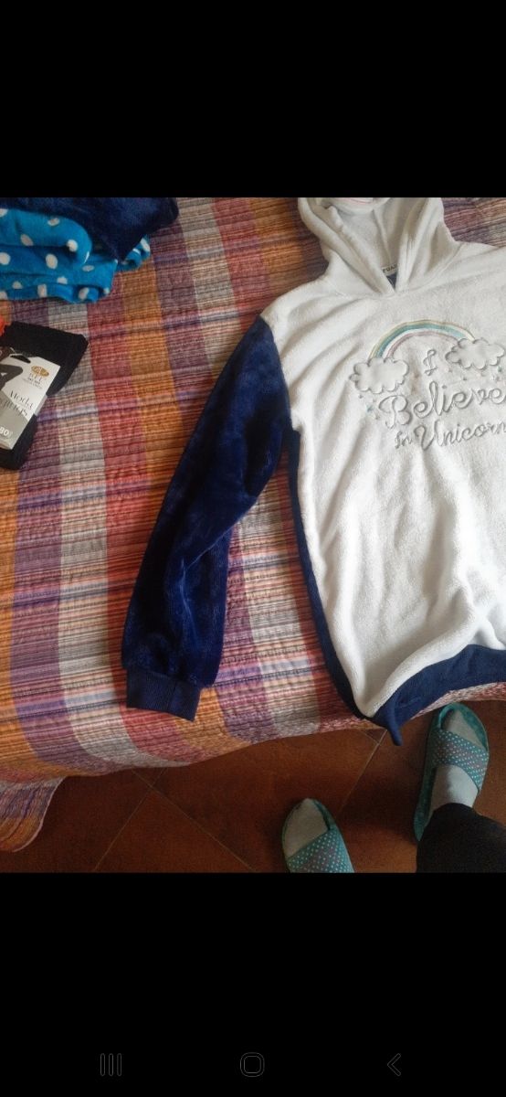 Pigiama pesante donna unicorno