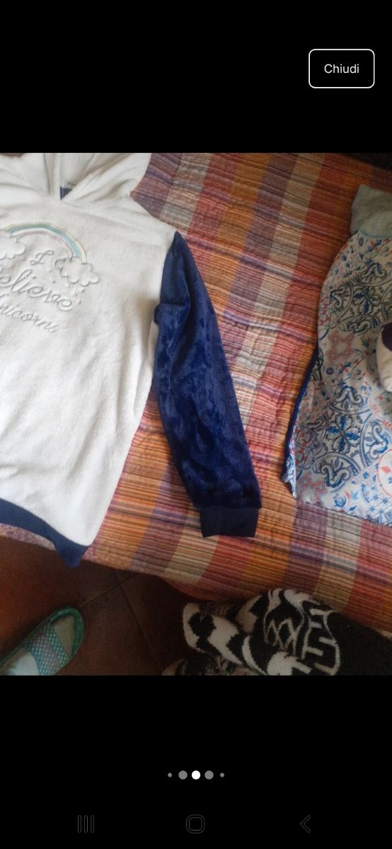 Pigiama pesante donna unicorno