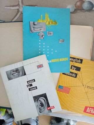 Libro curso de inglés vintage 