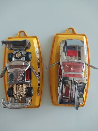 2 coches Pilen 1:43 ref M-312 y M-314 años 70