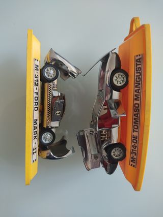 2 coches Pilen 1:43 ref M-312 y M-314 años 70
