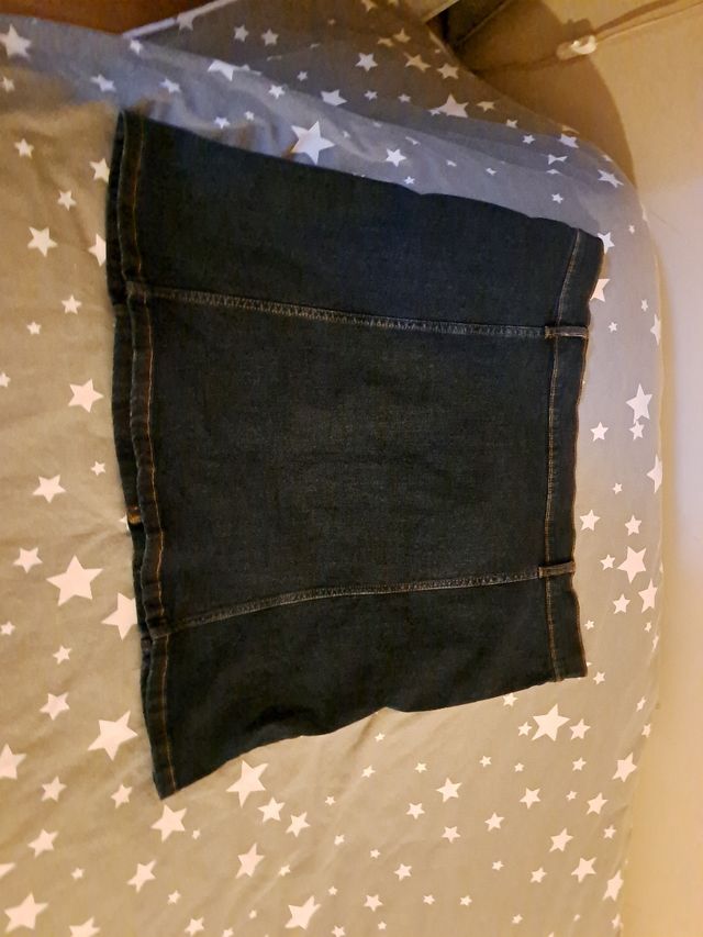 Mini  Falda Tejana Mango-Violeta 