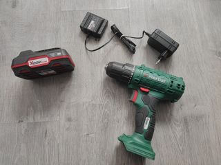 Atornilladora taladradora recargable 20v. Parkside
