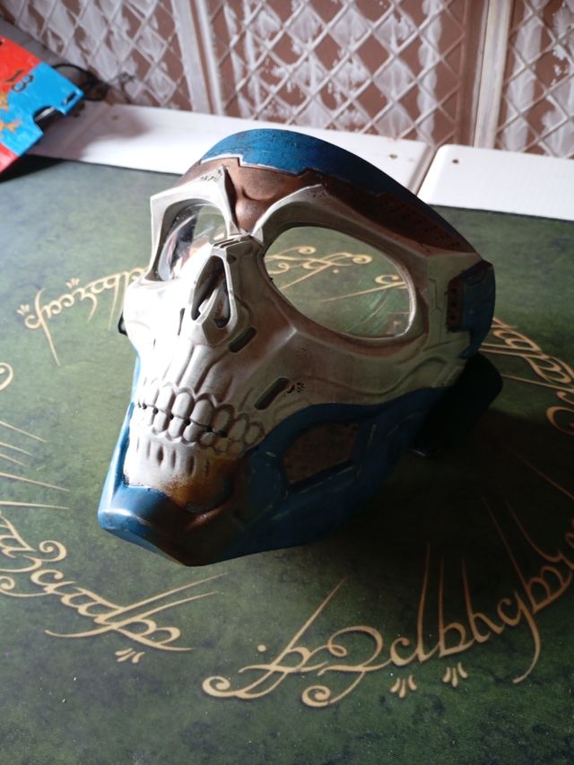 Máscara protección azul