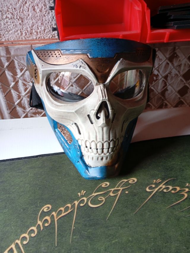 Máscara protección azul