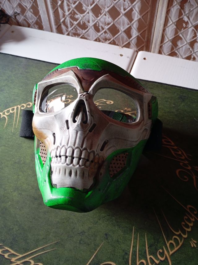 Máscara protección verde