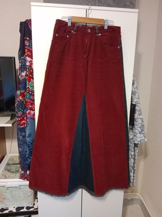 Falda vaquera larga