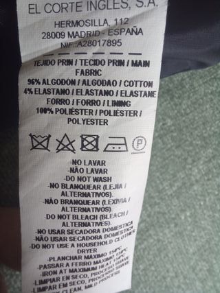 Blazer azul marino de Antea (El Corte Inglés)