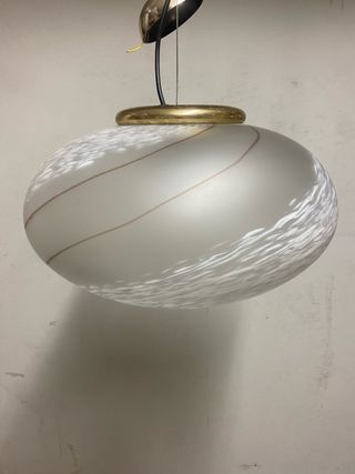 Lampada a sospensione in vetro di Murano