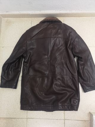 Cazadora de cuero vintage XL 