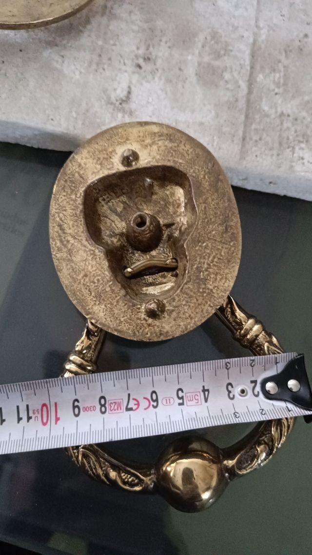 Aldaba llamador de cabeza León de laton