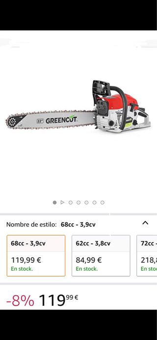 motosierra nueva