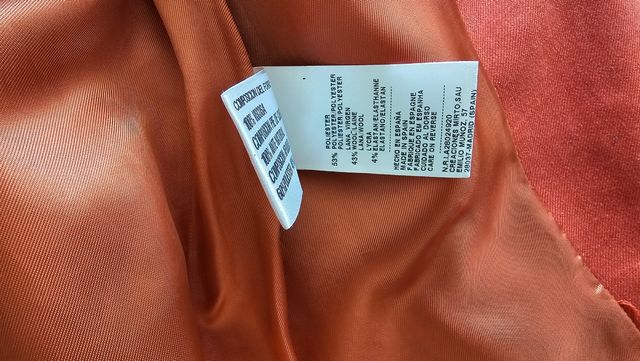 Chaqueta naranja Mirto