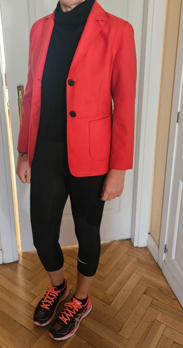 Chaqueta naranja Mirto