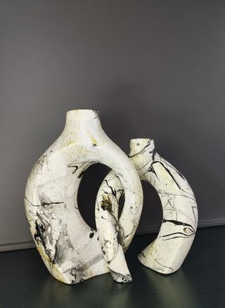 Elegante Coppia Vasi Design Home