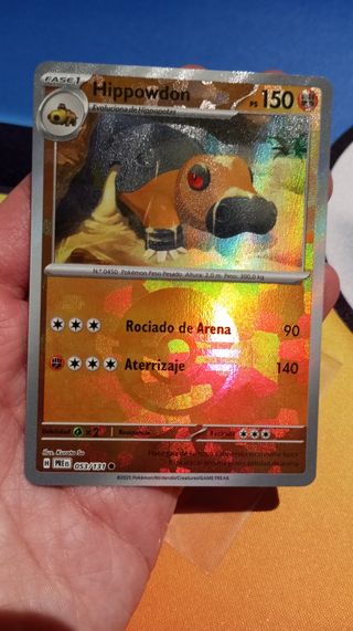 Hippowdon Pokeball Reverse carta Pokemon PRE