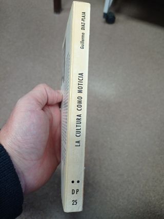 Libro: "La cultura como noticia" Guill