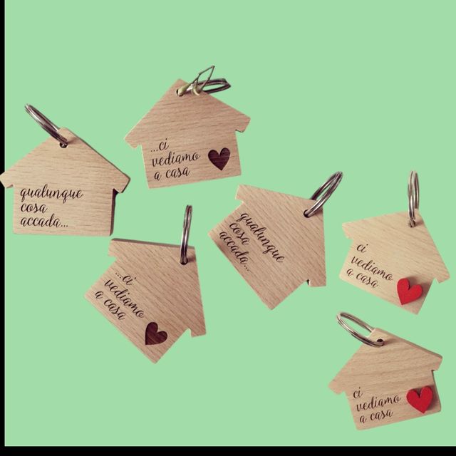 Portachiavi in legno