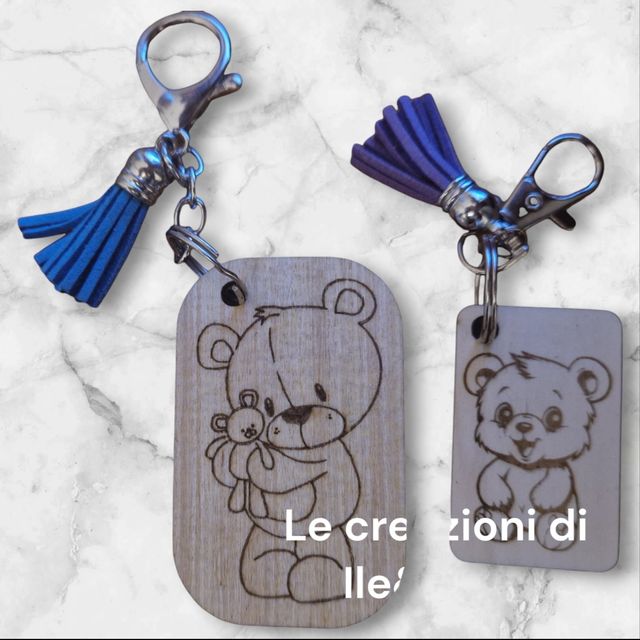 Portachiavi in legno