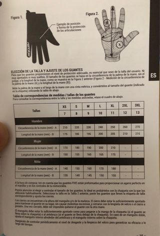 Guantes de moto de piel y goretex 
