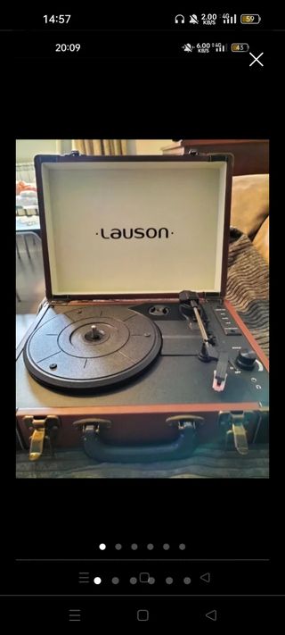 Tocadiscos Portátil 
Nunca se usó 