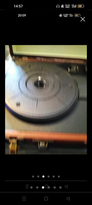 Tocadiscos Portátil 
Nunca se usó 