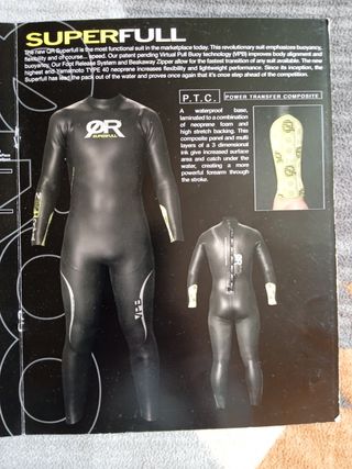 Traje de neopreno de natación y triatlon