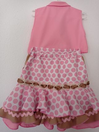 Traje de flamenca niña