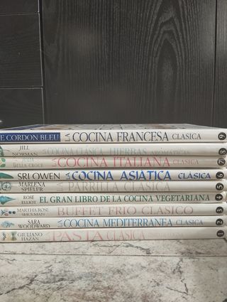 Colección libros de Cocina