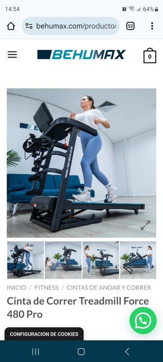 Cinta de correr con cinturón vibrador