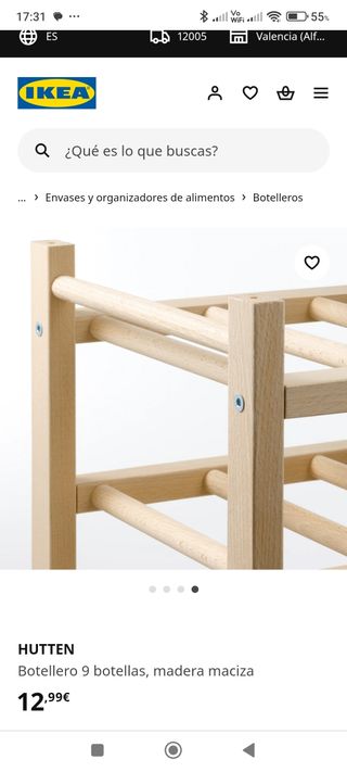 Dos Botelleros Hutten Ikea