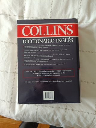Collins Diccionario Inglés