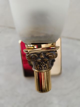 Aplique de pared metal