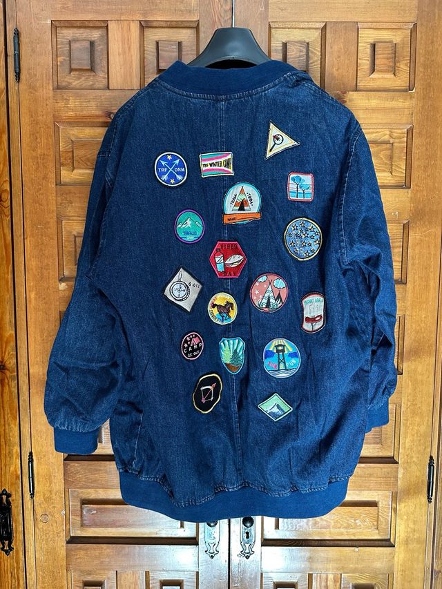 Bomber larga vaquera