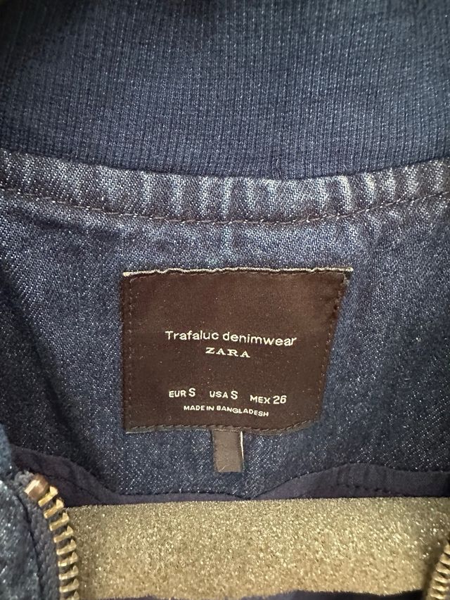 Bomber larga vaquera