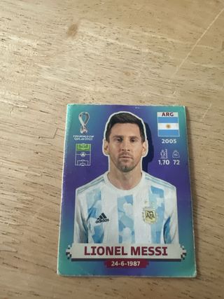 Cromo de Lionel Messi