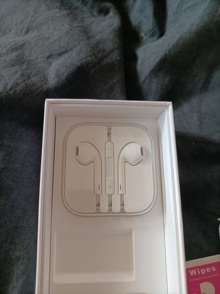 Caja y auriculares iPhone 6s