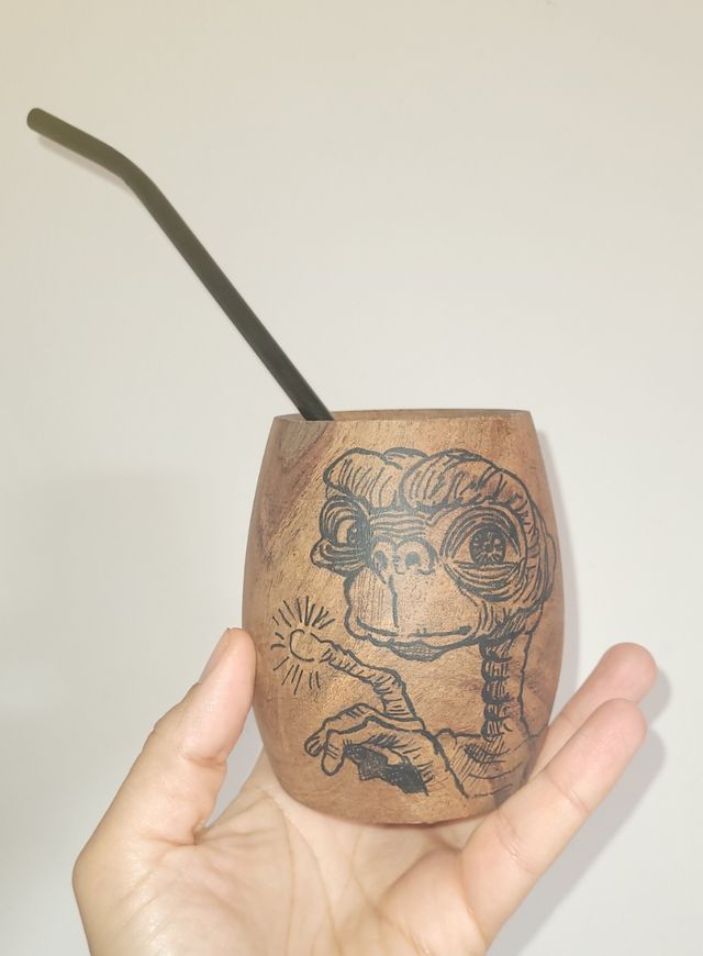 Vaso mate E.T, el extraterrestre