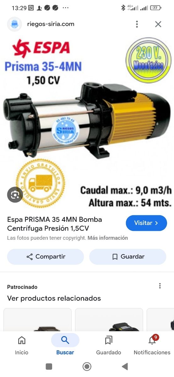 Bomba prisma 35