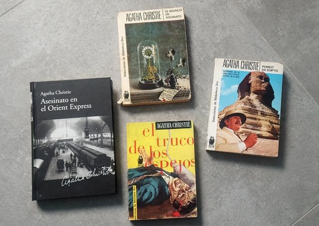 Libros Agatha Christie y Conan Doyle